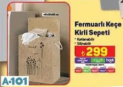 FERMUARLI KEÇE KİRLİ SEPETİ FERMUARLI KEÇE KİRLİ SEPETİ